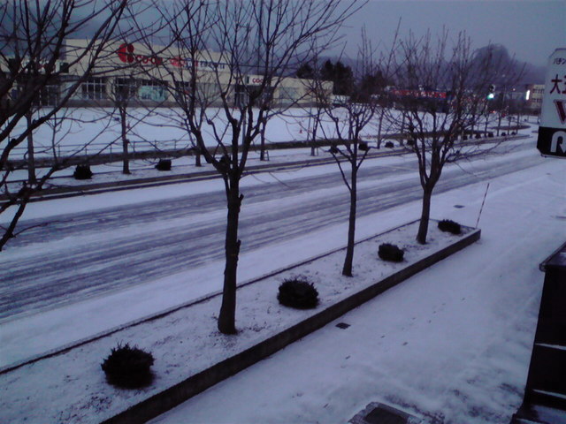 早朝の雪景色 2